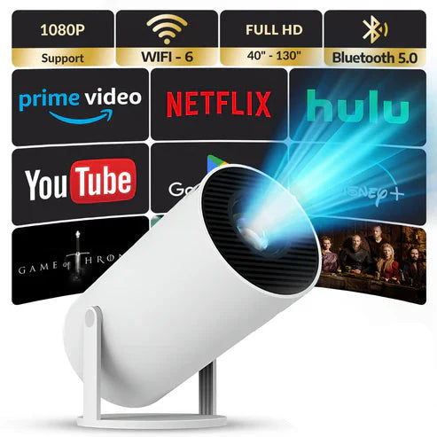 CineMax - Proyector 4K | Pelis, series y juegos en pantalla gigante